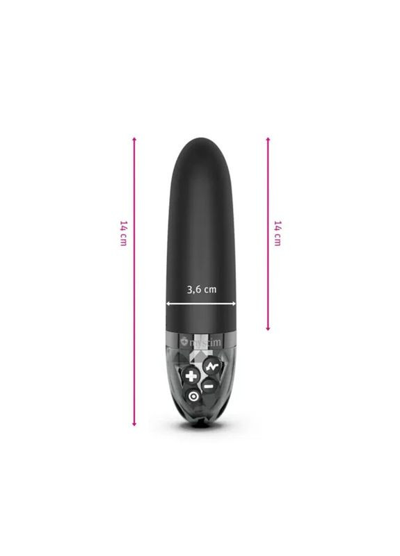 Вибратор с электростимуляцией Sleak Freak Black Edition Mystim (296492067)