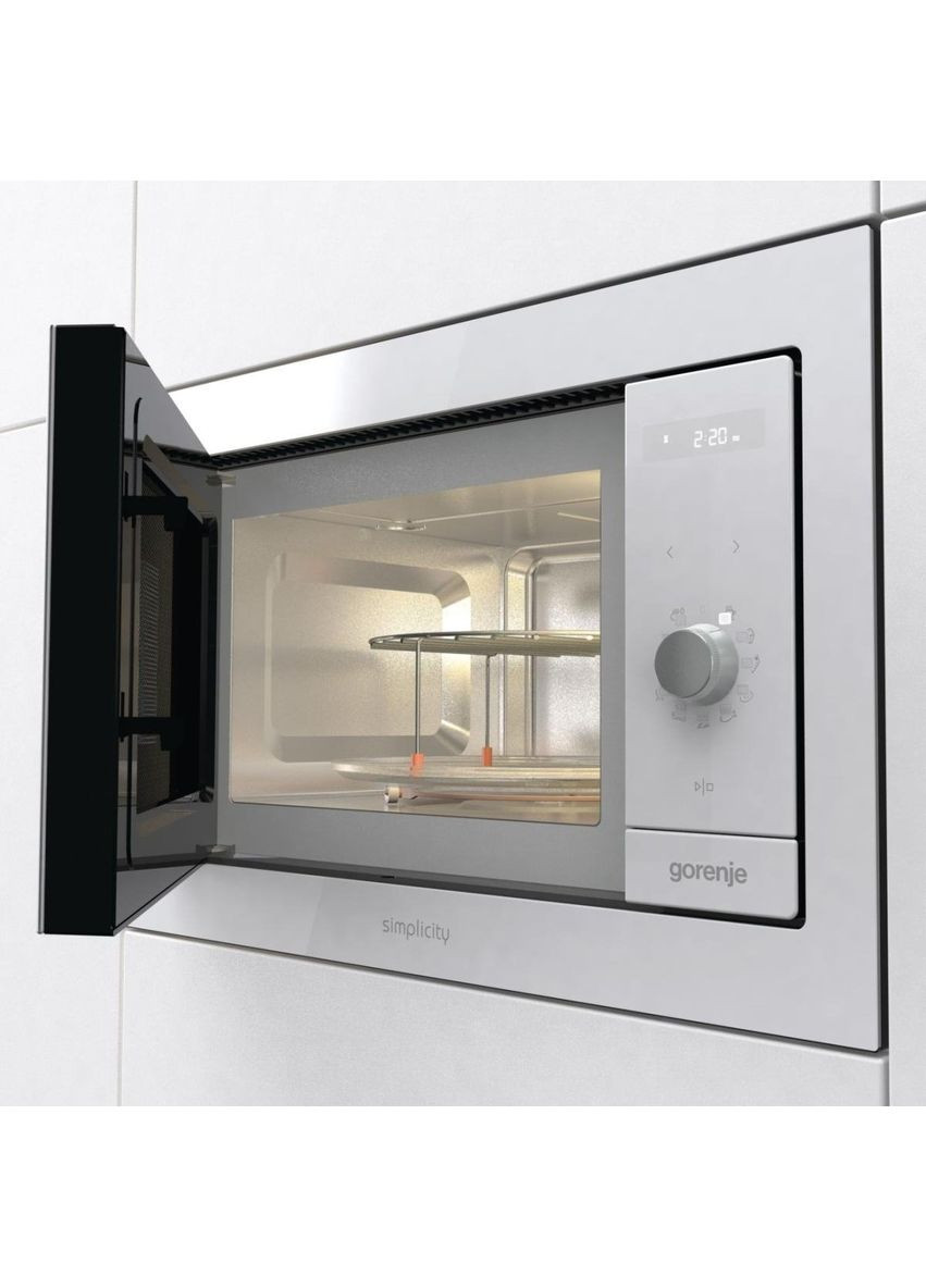 Вбудована мікрохвильова піч Simplicity BM235G1SYW Gorenje (367057242)