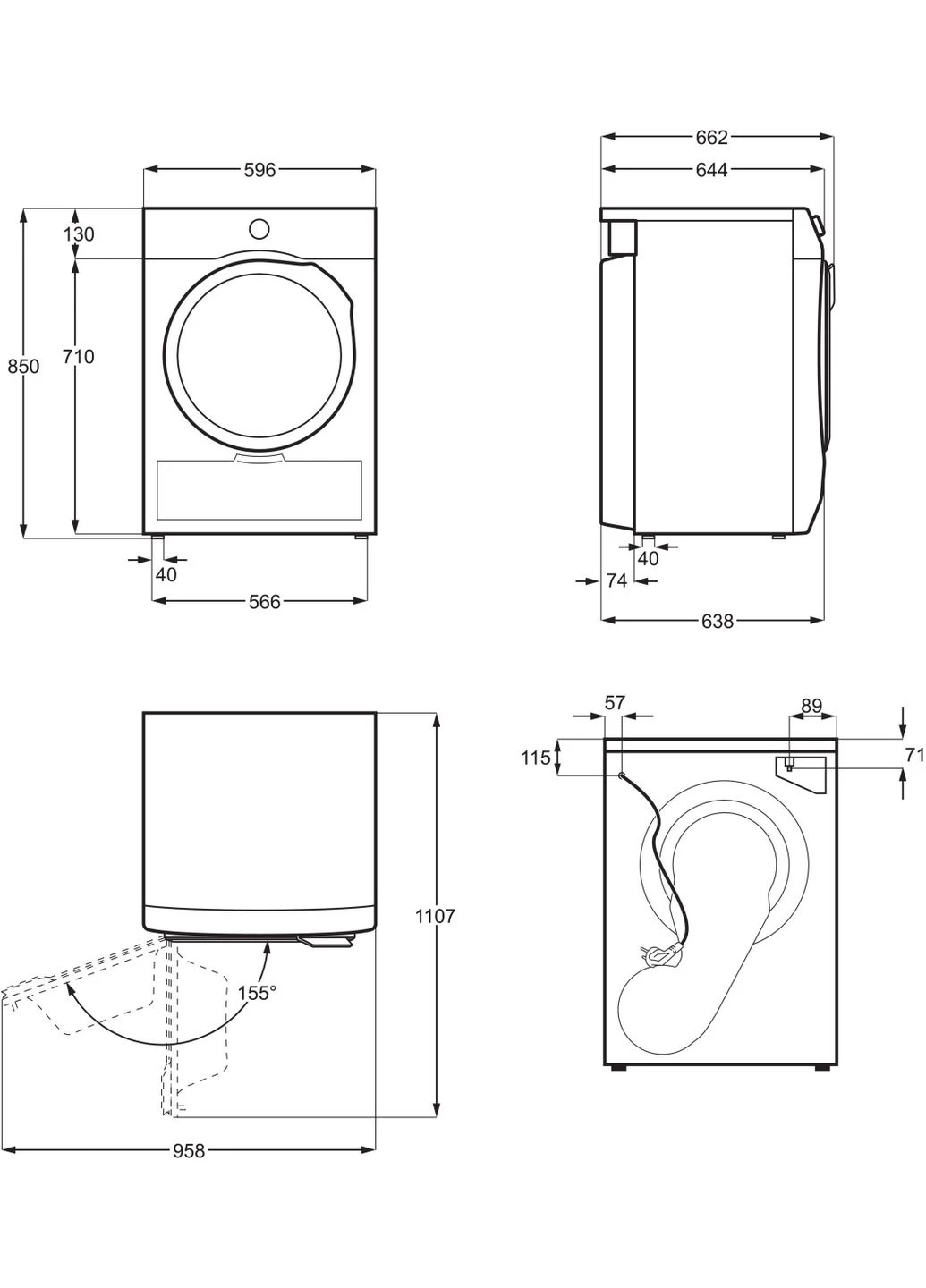 Сушильна машина EW6D283YU Electrolux (346491605)