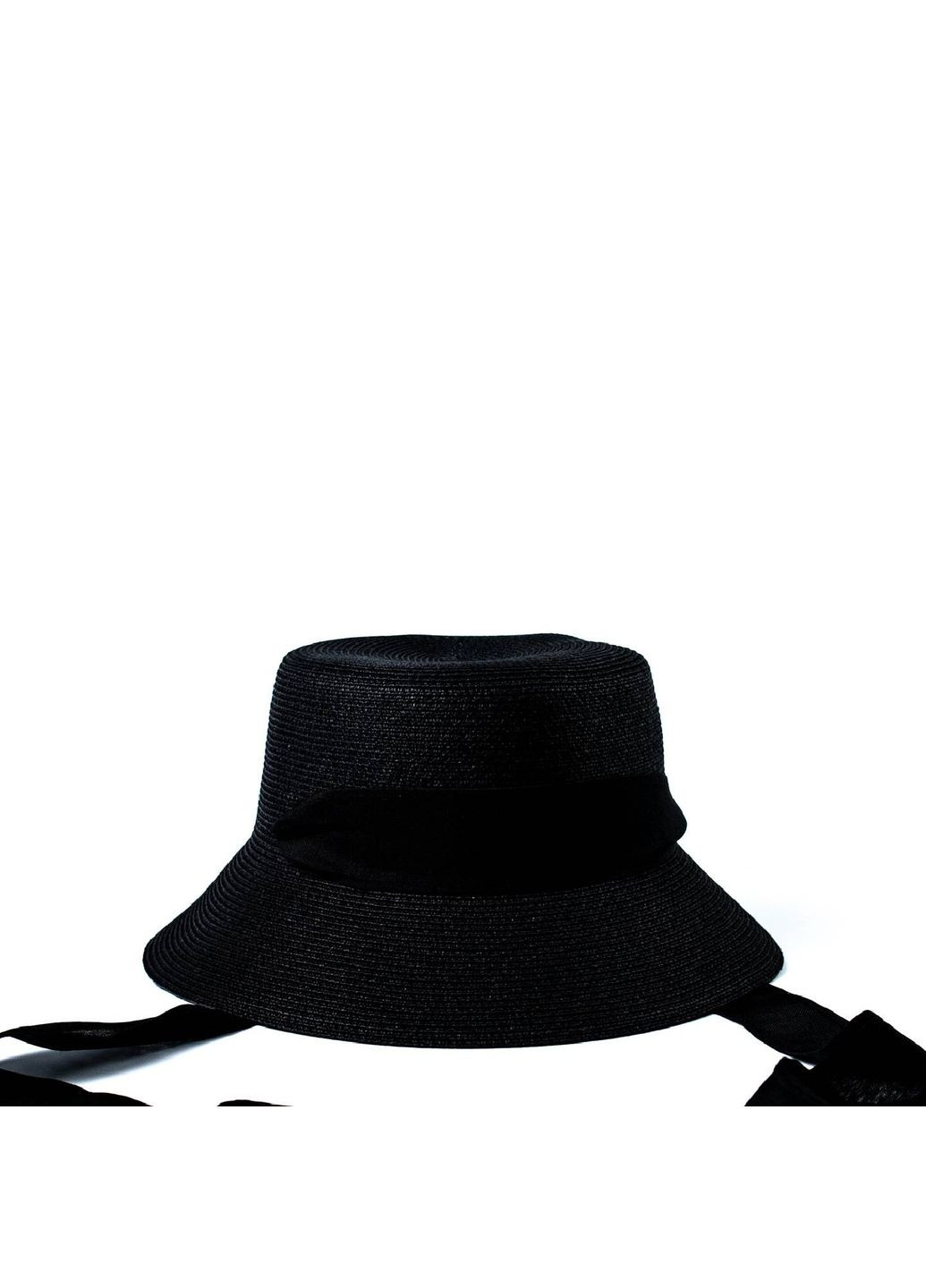 Шляпа клош женская бумага черная ЛЕЯ LuckyLOOK 444-485 (292668898)