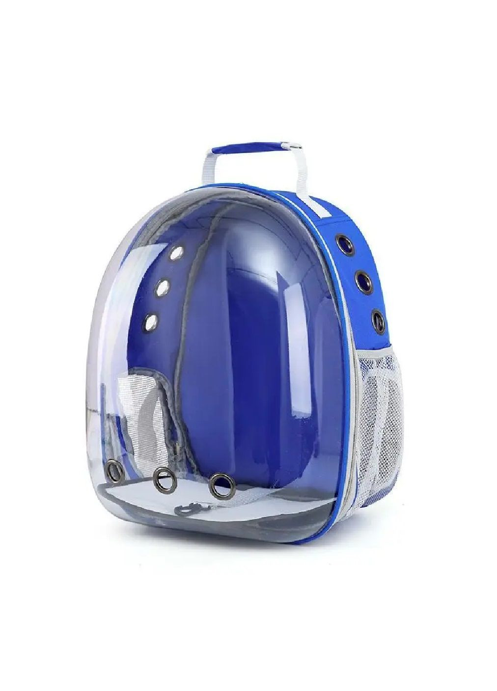 Рюкзак сумка переноска водонепроницаемая для животных кошек собак с прозрачной стенкой 42х32х28 см (477160-Prob) Синий Unbranded (295012500)