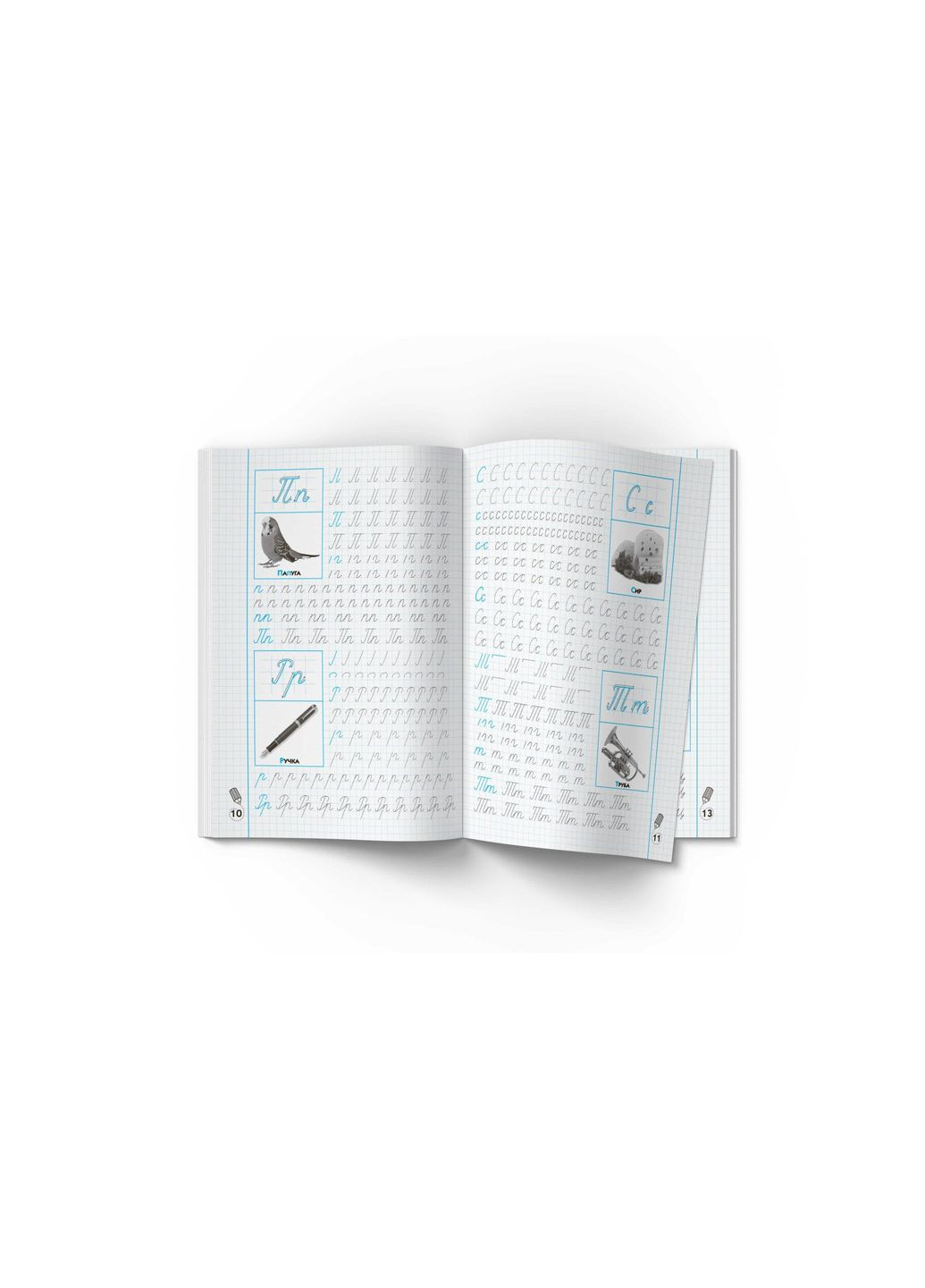 Книга Прописи-тренажер. Українська мова. Пишемо по клітинкам 2446 shop (9786175472446) Crystal Book (365618854)