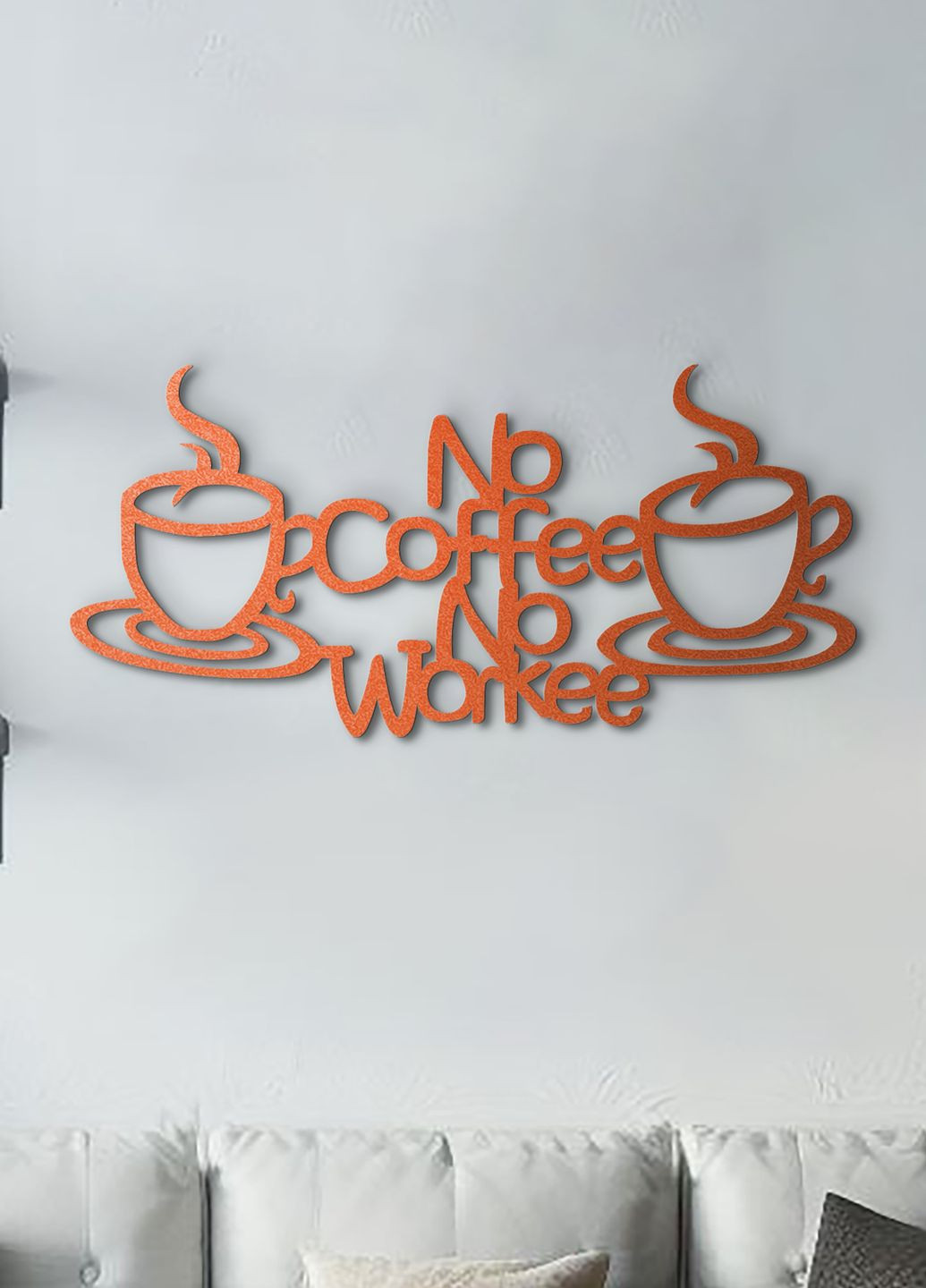 Настенный Декор в комнату, интерьерная картина из дерева "Утренний кофе", декоративное панно 25х13 см Woodyard (291842528)