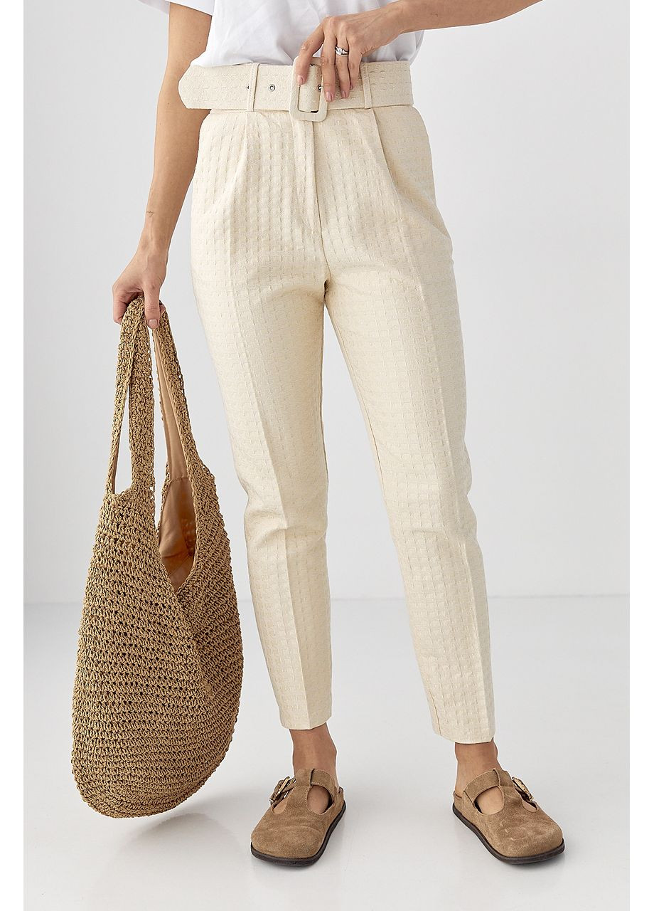 Классические женские брюки со складками No Brand (351851066)