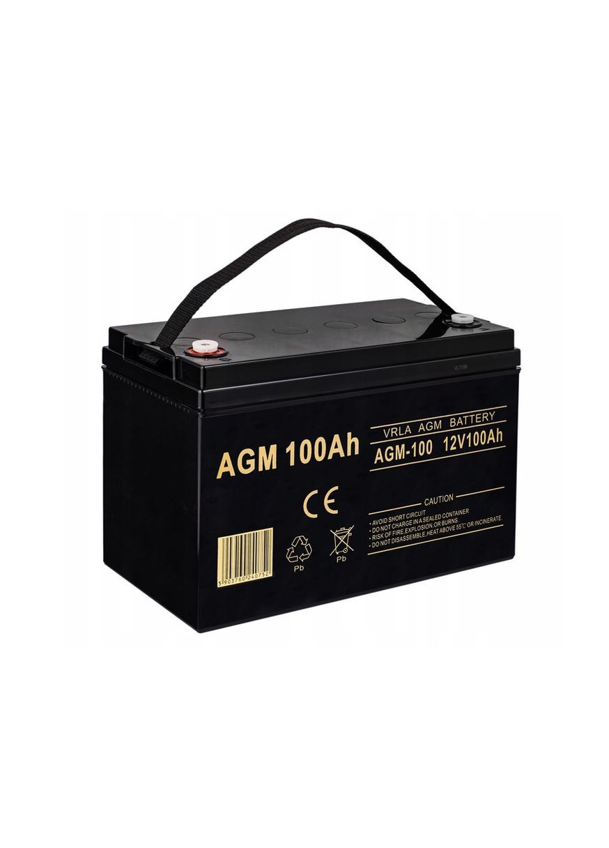AGM Аккумулятор 100Ah 12V VOLT VRLA (6AKUXAG100) Volt Polska (316152601)