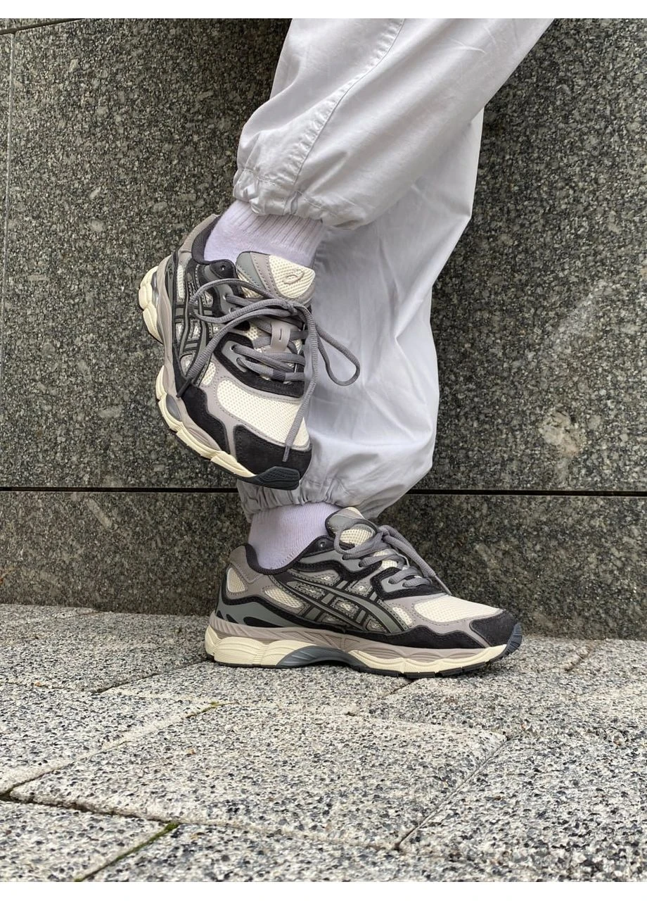 Бежевые демисезонные кроссовки мужские asics gel-nyc beige/brown асикс гель нюк бежевые No Brand