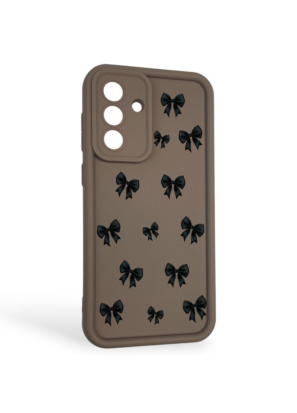 Чехол силиконовый Soft Touch с 3D принтом для Galaxy A36 5G (SM-A366U) коричневый (Полная защита камеры) Samsung (371652824)