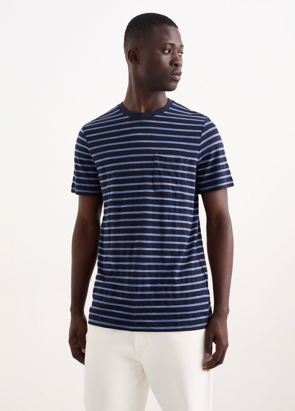 Комбинированная футболка из хлопка C&A