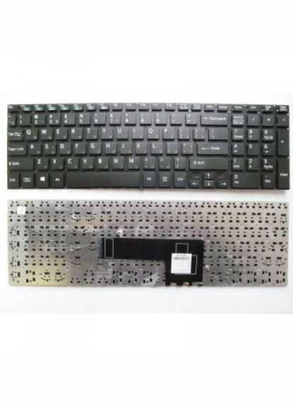 Клавіатура ноутбука (A43797) Sony svf15 (fit 15 series) черная без рамки ua (275092786)