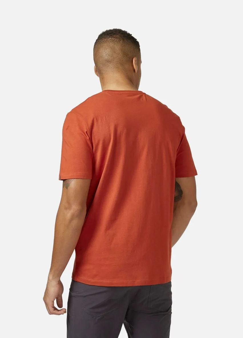 Оранжевая футболка stance sketch ss tee Rab