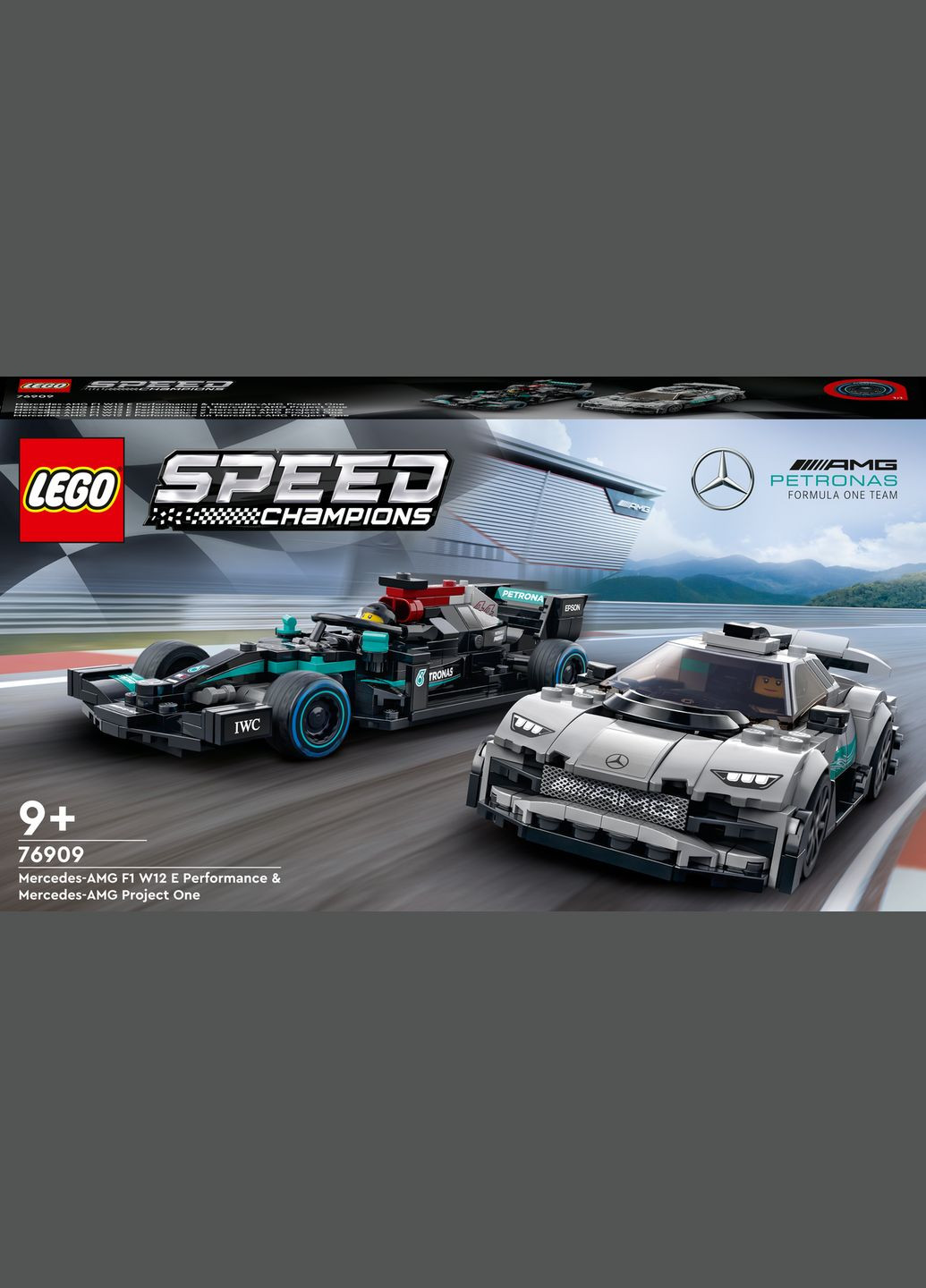 Speed Champions MercedesAMG F1 W12 E Performance и Mercedes-AMG Project One 76909 Lego (304055636)