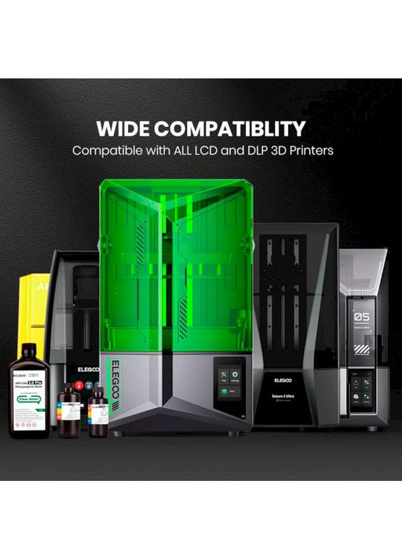 Фотополимерная смола ABS-like 3.0 pro 1 кг Black (50.103.0233) Elegoo (361854324)