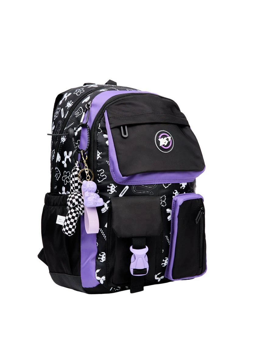 Рюкзак шкільний TS-43 Purple Game 43х30х16 см Різнокольоровий (559991) Yes (365290908)
