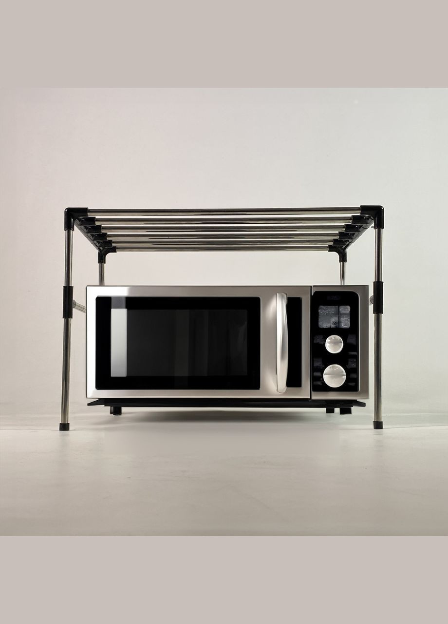 Настільна полиця для принтера - Stels, з полірованої нержавіючої сталі. Полиця над принтером, мікрохвильовою піччю Broody (300854247)