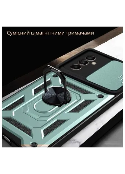 Чохол до мобільного телефона (714387) BeCover Military Samsung Galaxy S25 FE SM-S731 Dark Green (366160308)
