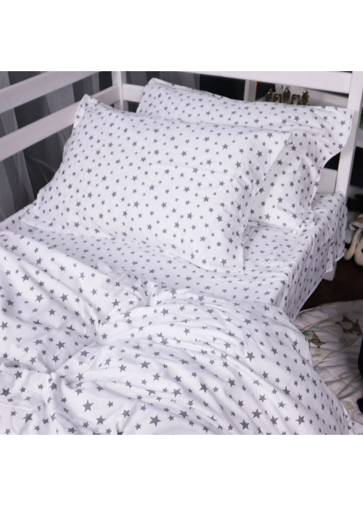 Постільна білизна 016 White Stars Фланель 2 x 160 x 220 (m502882) Mirson 016 White Stars Фланель 2 x 160 x 220 Сімейний Євр (369035830)