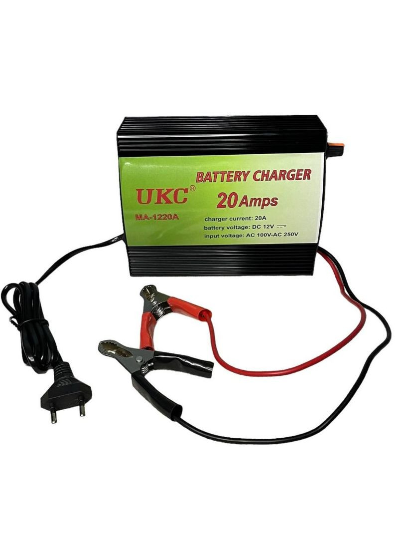 Зарядний пусковий пристрій для акумулятора автомобіля 12 вольт 20 ампер Battery Charger 20A (1756375614) UKC (335008802)