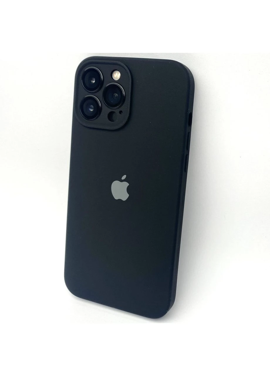 Чехол на айфон для iPhone 13 PRO Full camera силиконовая защита камеры Black Silicone Case (366890090)