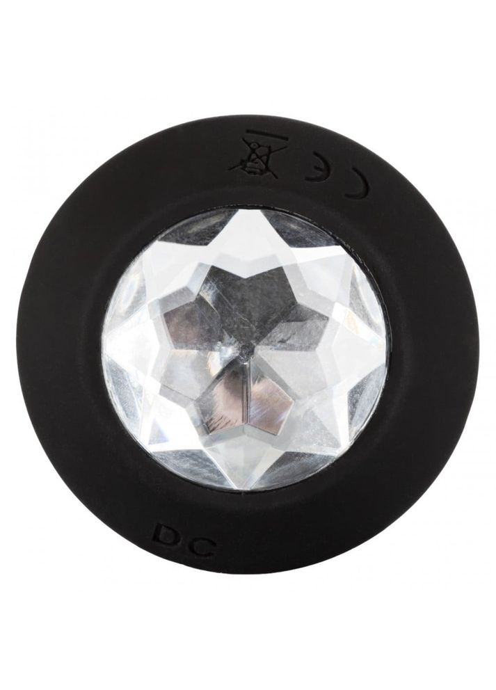 Анальная пробка с вибрацией Crystal Probe камень прозрачный California Exotic No Brand (303906482)