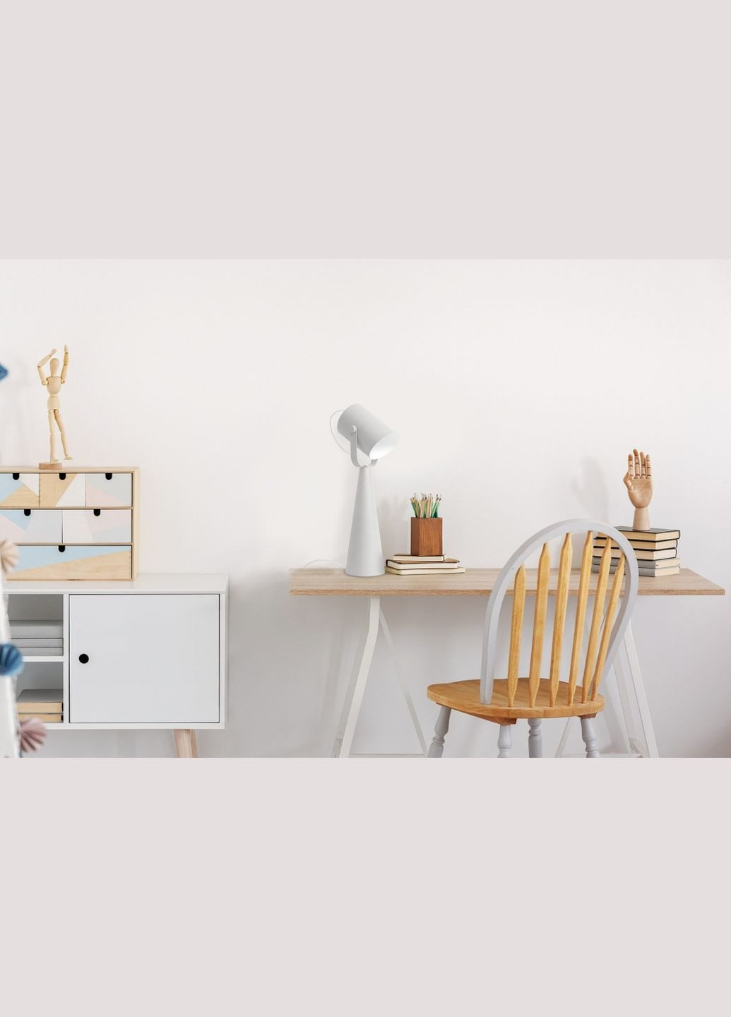 Настільна лампа 36260 Larata E27 1x5W IP20 біла Kanlux (305756952)