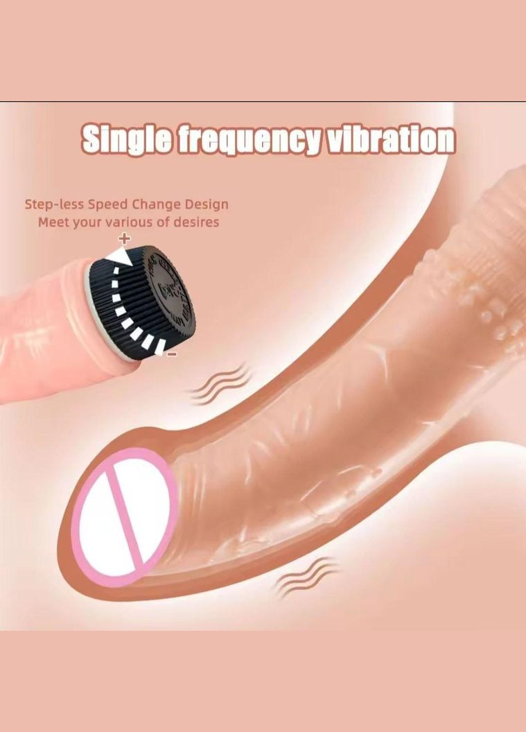 Вибратор реалистичный вибратор фаллоимитатор дилдо No Brand (313241205)