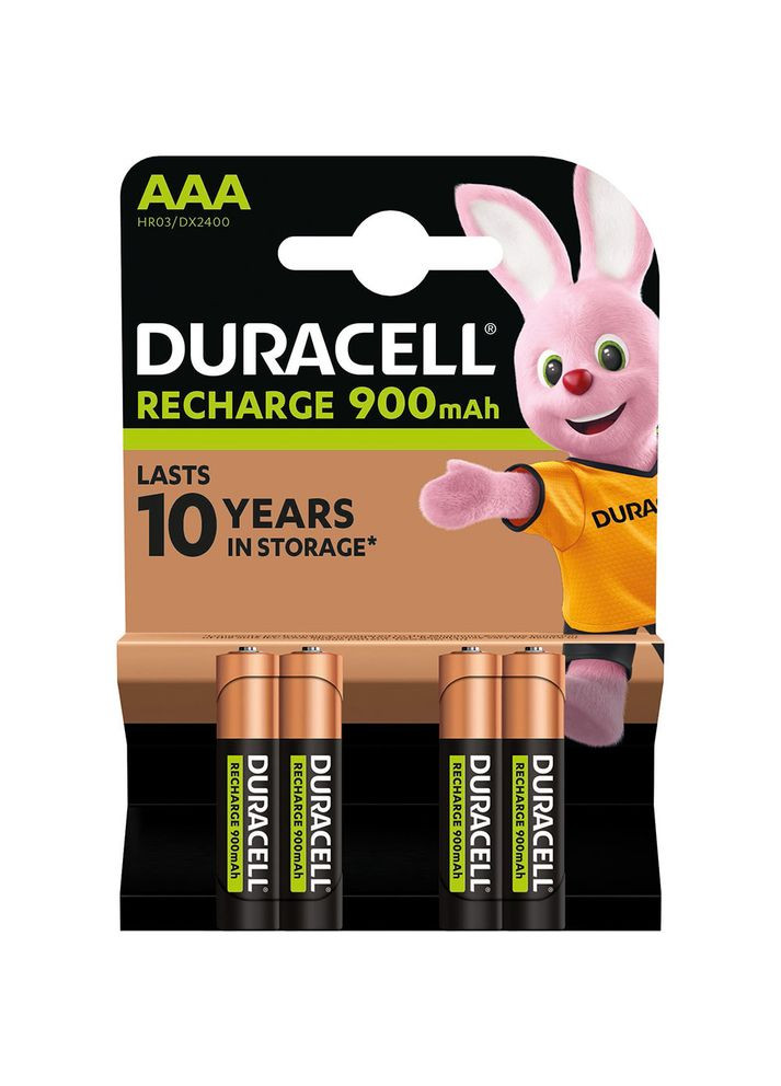 Аккумулятор HR03(AAA) 900mAh 4 шт. (5005015) Duracell (307437614)