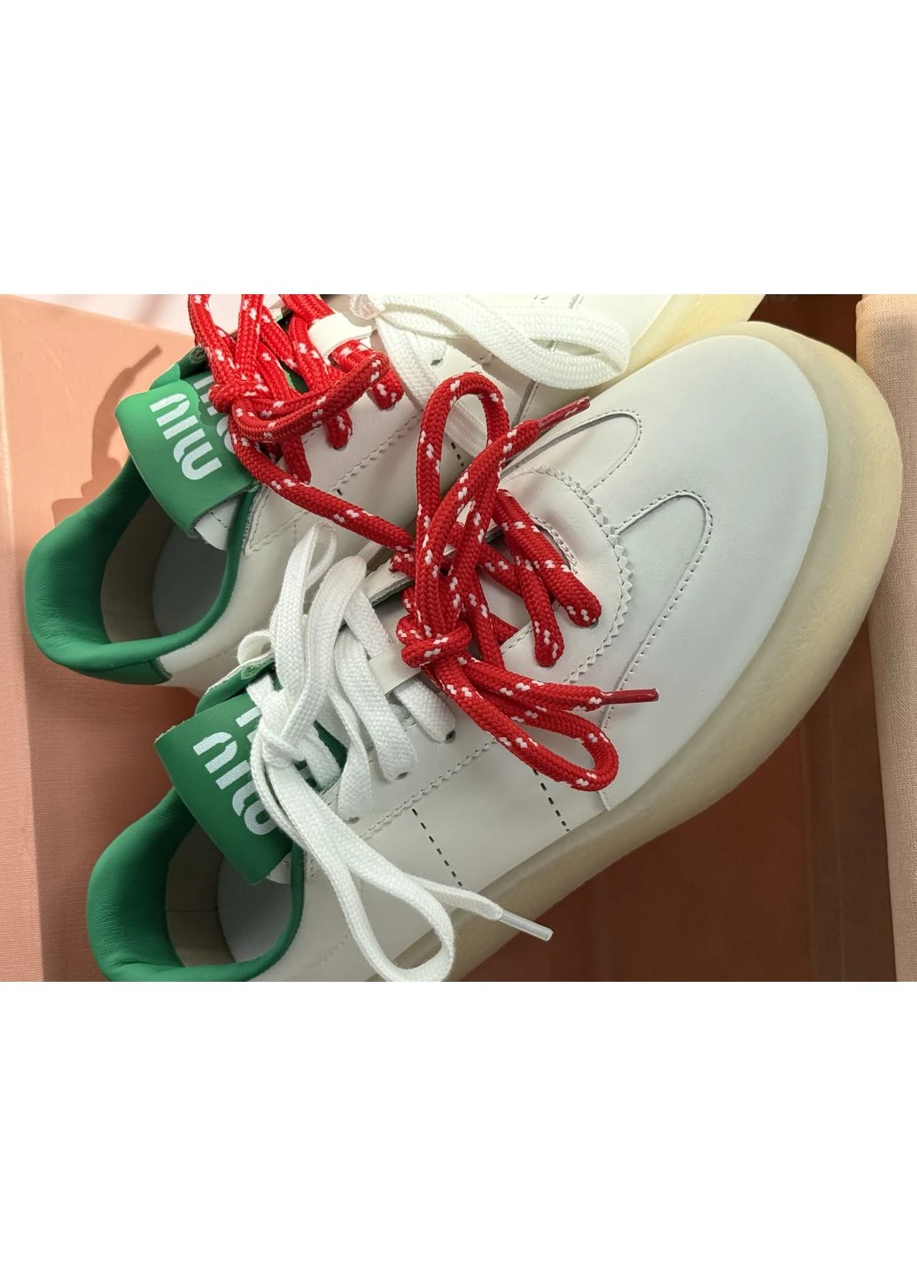 Кросівки жіночі Miu Miu White| Міу Міу білі No Brand білі демісезони (365963548)