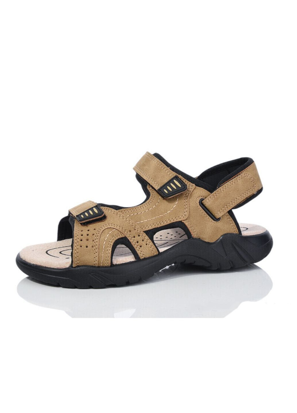 Бежевые повседневные сандалии Hongquan на липучке