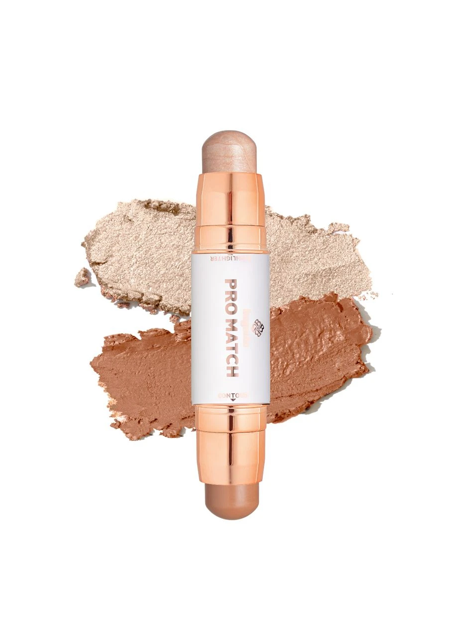 Хайлайтер і контур Match Stick Highlighter & Contour (BG656), 001 Світло-бежевий Коричневий Bogenia (325880321)