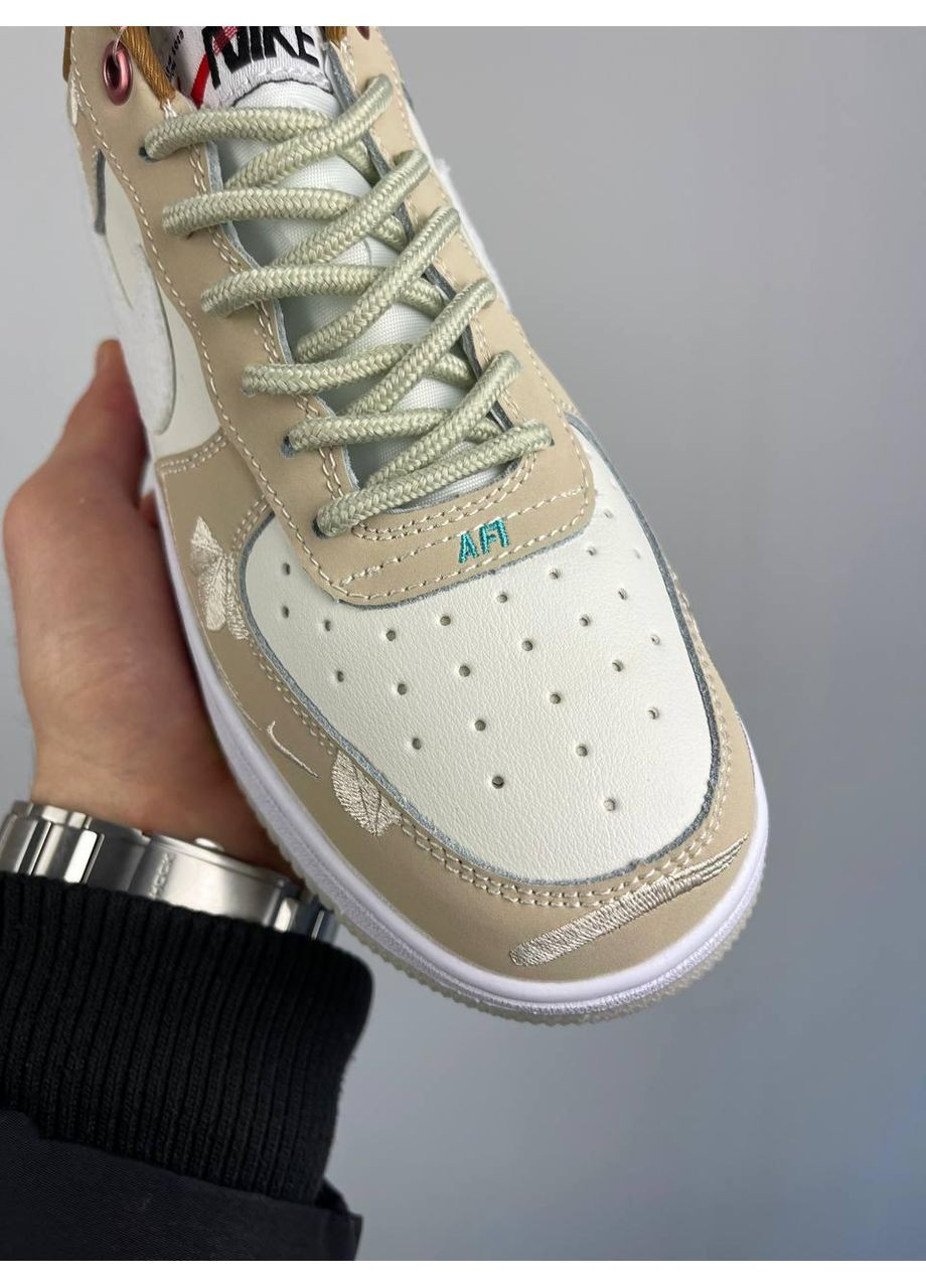 КРОССОВКИ ЖЕНСКИЕ NIKE AIR FORCE 1 07 LX FD4341-101 НАЙК АИР ФОРС 1 ПРЕМИУМ No Brand бежевые демисезоны (367169523)