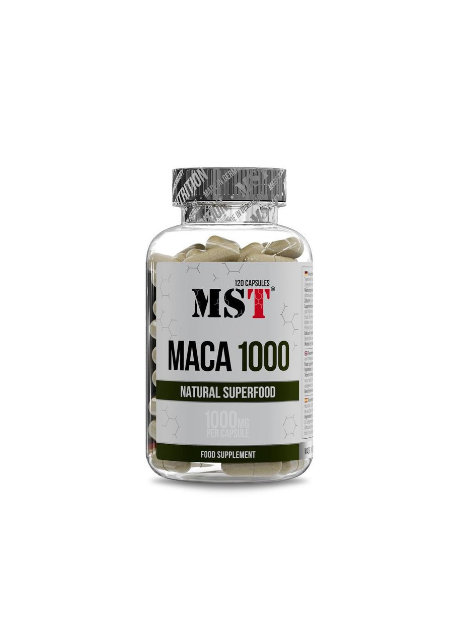 Мака, Maca,, 1000 мг, 120 капсул MST (329440327)