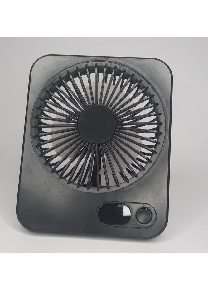 Вентилятор портативный аккумуляторный USB Fan F10B черный1200mah No Brand (320639816)