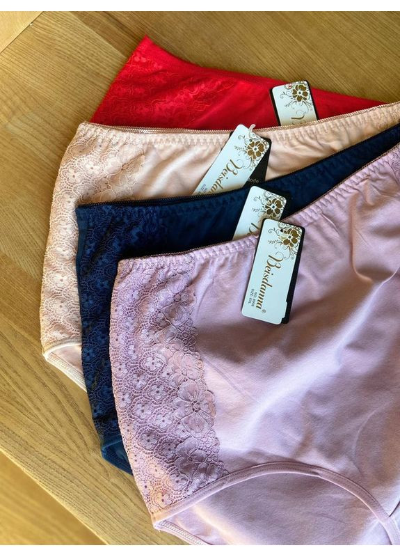 Набор из 6 женских трусиков (цвет и модель формируется рандомно) No Brand Сліп (369926728)