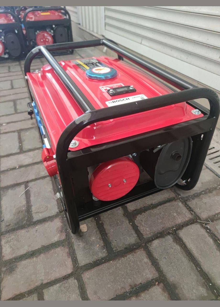 Генератор электричества газ/бензин 3.5кВ с электростартером (2023192212) Bosch EM6500 (328261782)