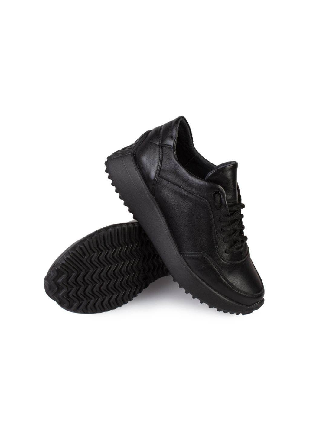 Черные демисезонные кроссовки женские бренда 8200527_(1) ModaMilano