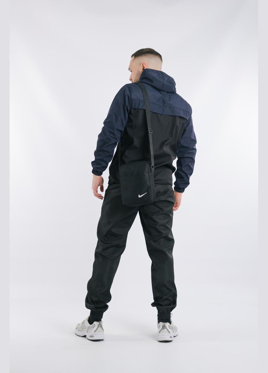 Темно-синій демісезонний чоловічий комплект No Brand