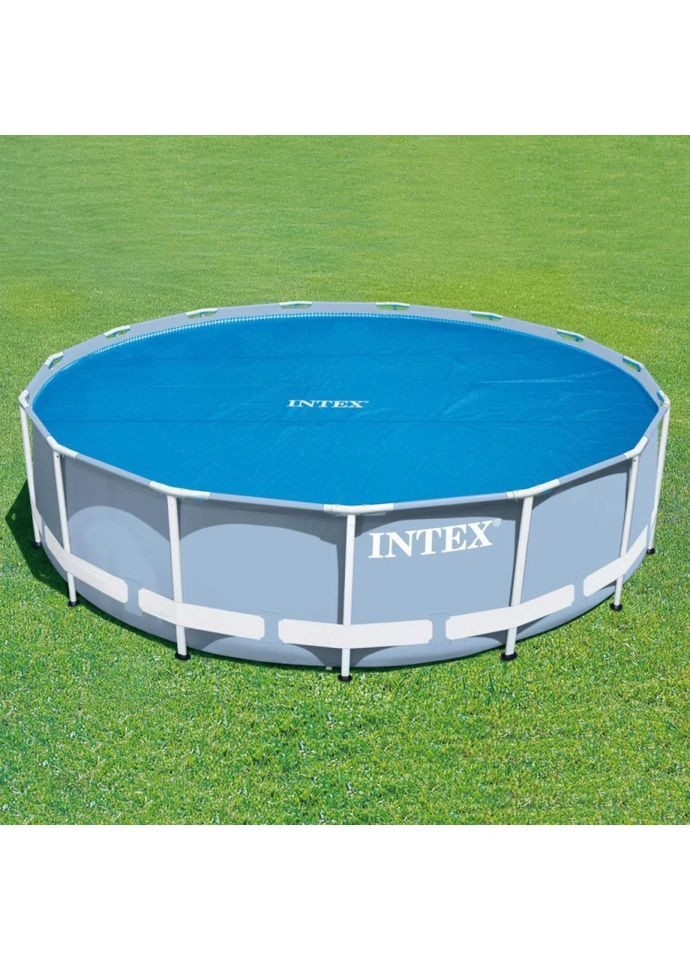 Теплозберігаюче покриття (солярна плівка) для басейну 28010T діаметр 206 см Intex (365249720)