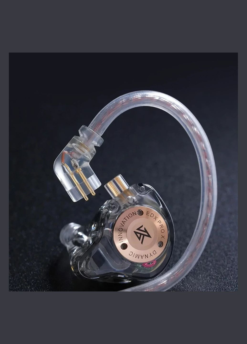 KZ EDX PRO X (Gray, Micro) – Динамические Hi-Fi Наушники для Хрустального Звука Knowledge Zenith (361269364)