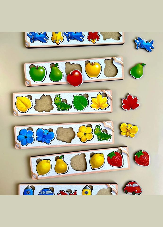 Деревянная настольная игра "Цвета" (ПСД071) PSD071 сортер-комодик Ubumblebees (315746710)