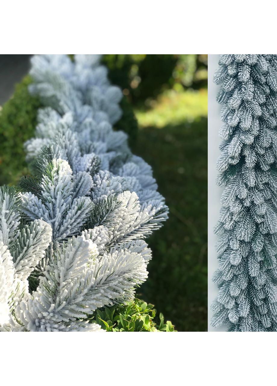 Гірлянда хвойна SGH Lux лита 1,2 м засніжена HVOYA (366964176)