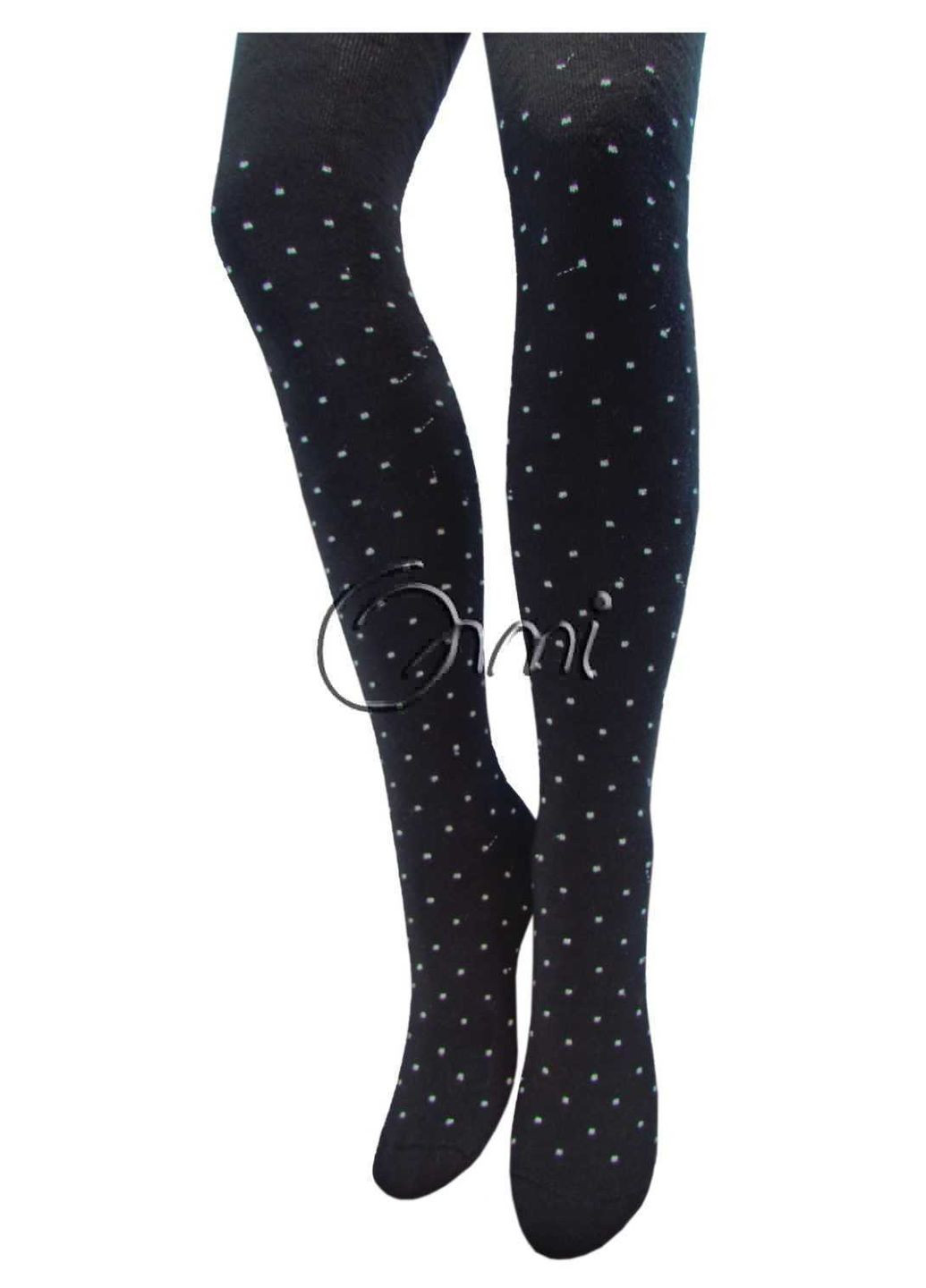 Колготки дитячі 1011м. р18. мал 071 чорний крапочка люрекс Олмі (362218536)