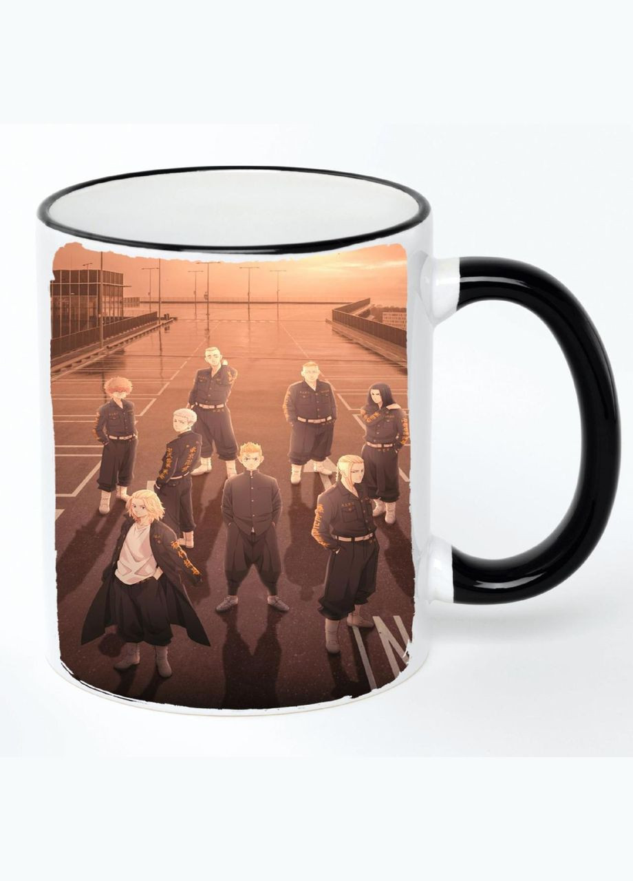 Чашка Токийские мстители Аниме #008 (кружка, кружка) Белая с черной ручкой 330 мл No Brand (322715653)