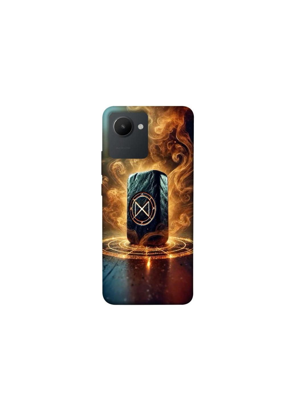 Чехол на Realme C30 Руна Дагаз Frontalka (354223586)