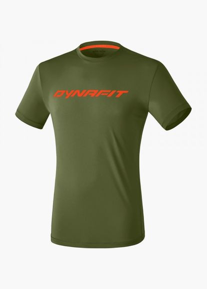 Оливковая футболка traverse 2 s/s tee Dynafit