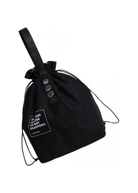 Термосумка шопер для їжі та напоїв, lunch bag Smile чорна No Brand (294206327)