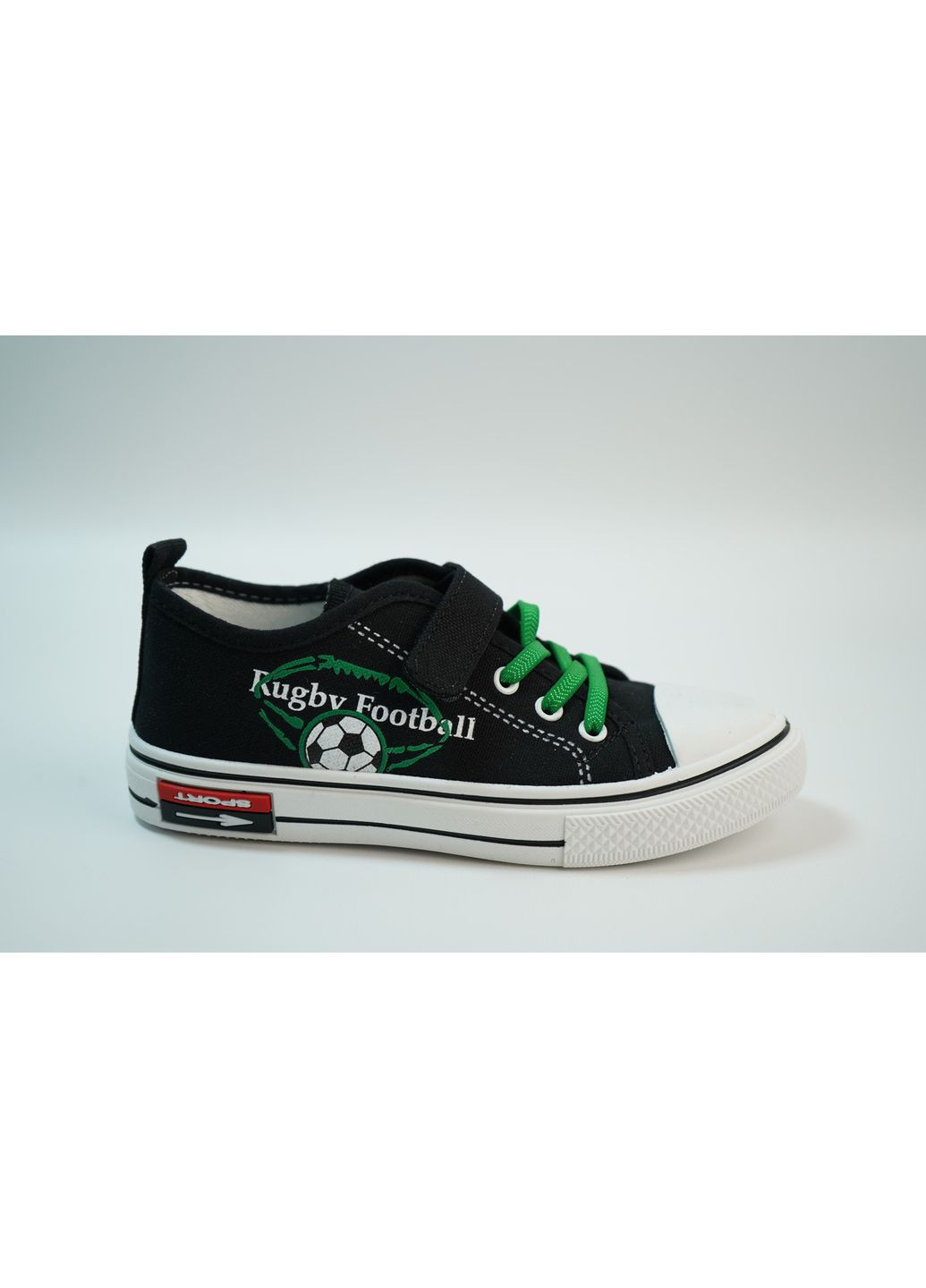 Черные детские демисезонные кеды черные на мальчика Канарейка