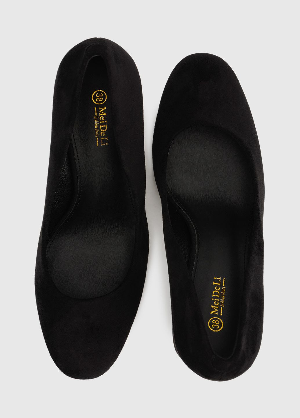 Meideli Туфлі чорний з штучна замша, — всесезон (301407180)