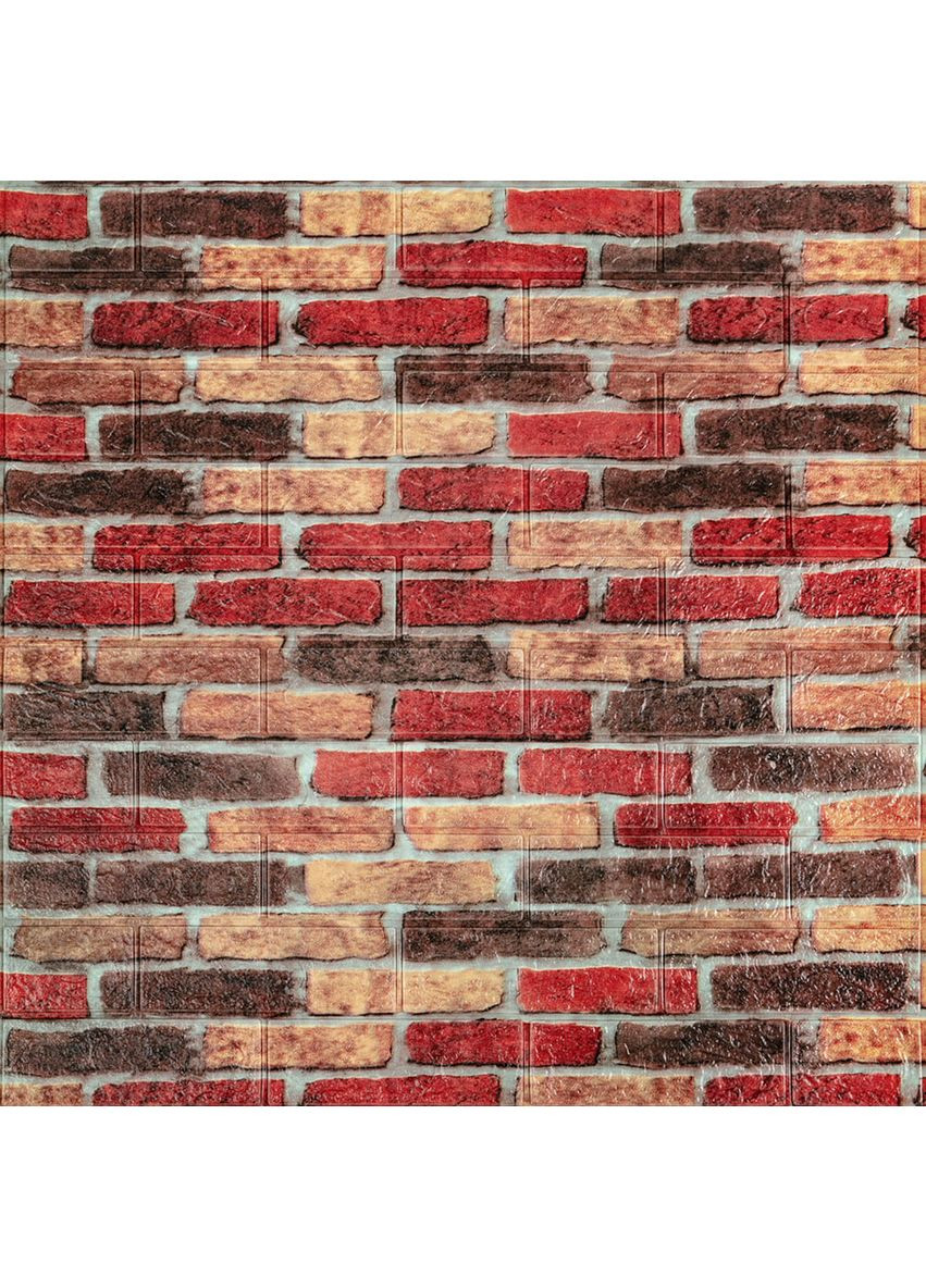 Самоклеющийся декоративный 3D панель 700х770х3мм Катеринославский кирпич (047-3) SW-00000695 Sticker Wall (362095081)
