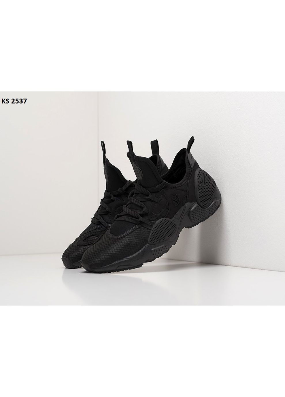 Чорні Осінні кросівки чоловічі nike huarache e.d.g.e. black найк хуарачі No Brand