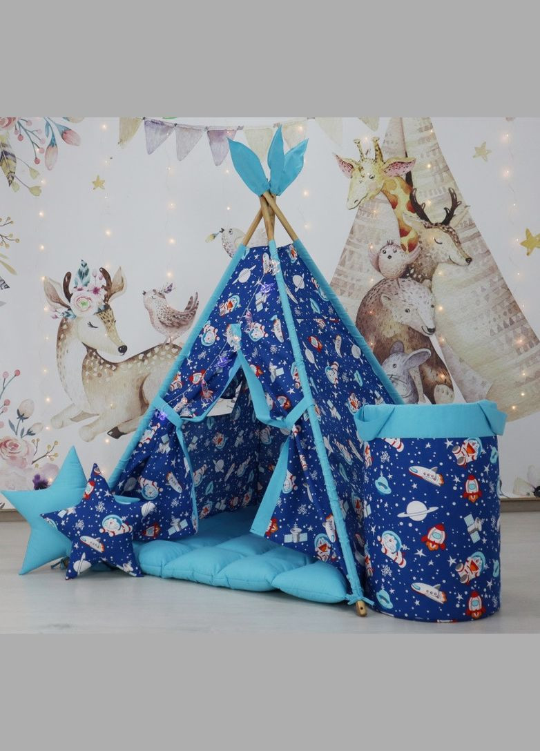 Домик Вигвам Космонавт БОН БОН + корзина для игрушек. Полный комплект! No Brand (316256970)